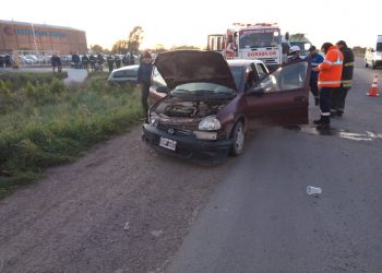 ALCOHOLIZADA CHOCÓ A OTRO AUTO EN LA RUTA 3