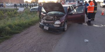 ALCOHOLIZADA CHOCÓ A OTRO AUTO EN LA RUTA 3