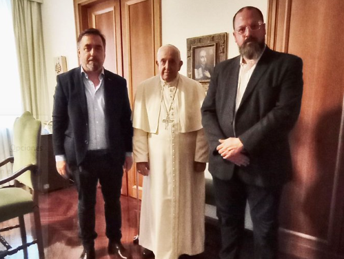 COLOMBO: «EL PAPA NOS ANIMÓ A QUE SIGUIÉRAMOS LUCHANDO»