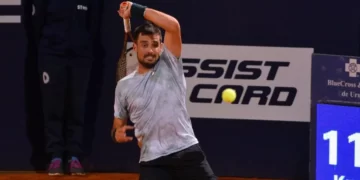 PELLA VOLVIÓ AL TENIS TRAS MÁS DE UN AÑO Y DEJÓ UNA BUENA IMAGEN