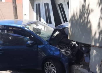 SE DESVANECIÓ MIENTRAS MANEJABA Y CHOCÓ CONTRA UNA CASA Y EL MEDIDOR DE GAS