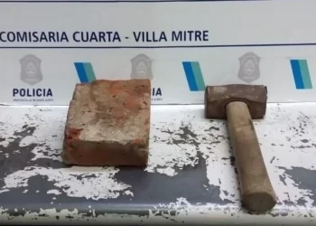 UN HOMBRE DETENIDO TRAS AGREDIR A SU ESPOSA CON UN LADRILLO