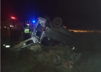 VOLCÓ EN LA RUTA Y DIO POSITIVO DE ALCOHOLEMIA