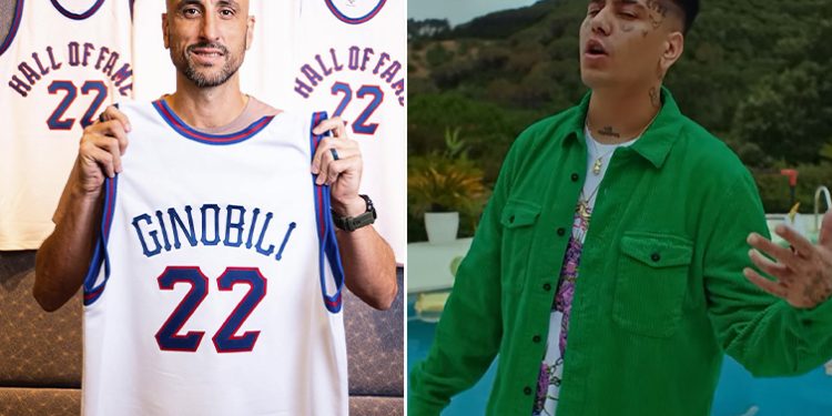 MANU CELEBRÓ QUE UN TEMA DE DUKI LLEGÓ A LA NBA Y EL ARTISTA LE AGRADECIÓ