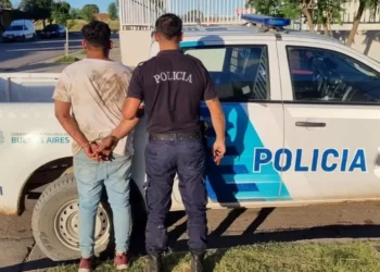 GOLPEÓ A SU PAREJA Y SU BEBA DE 9 MESES CON UNA BOTELLA