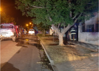 UNA COCINA SE INCENDIÓ MIENTRAS HACÍAN LA COMIDA