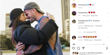 TINI STOESSEL Y RODRIGO DE PAUL, LAS IMÁGENES DEL REENCUENTRO MÁS ESPERADO TRAS EL TRIUNFO DE LA SELECCIÓN