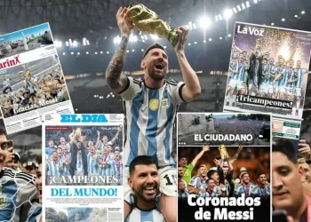 RENDIDOS ANTE MESSI Y LA COPA DEL MUNDO: LAS TAPAS DE LOS DIARIOS DEL PAÍS REFLEJANDO EL TITULO