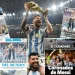 RENDIDOS ANTE MESSI Y LA COPA DEL MUNDO: LAS TAPAS DE LOS DIARIOS DEL PAÍS REFLEJANDO EL TITULO