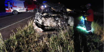 UN HOMBRE MURIÓ EN LA RUTA 3 SUR KM 710