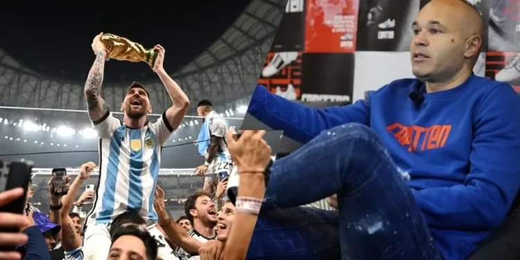 INIESTA, RENDIDO A LOS PIES DE MESSI: “HA CONSEGUIDO EL MUNDIAL DE UNA MANERA EXTRAORDINARIA”