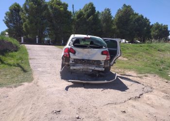 CHOQUE EN LA CARRINDANGA: MOTOCICLISTA CON SERIAS LESIONES