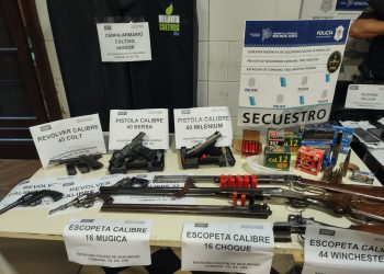 CAYÓ UNA PAREJA CON 50 KILOS DE DROGA, ARMAS Y DINERO