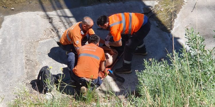 SE CAYÓ AL CANAL MALDONADO