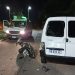 MOTOCICLISTA CHOCÓ CONTRA UNA CAMIONETA ESTACIONADA