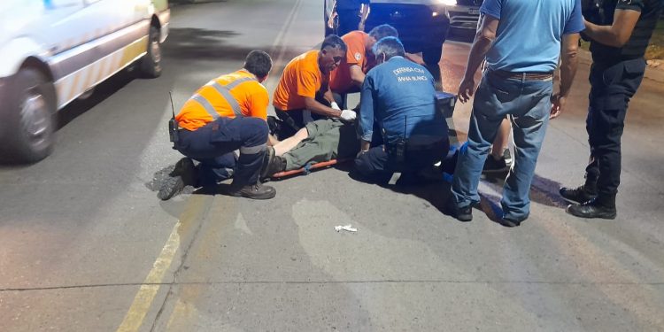 SE LE CRUZÓ UN PERRO Y TERMINÓ CHOCANDO