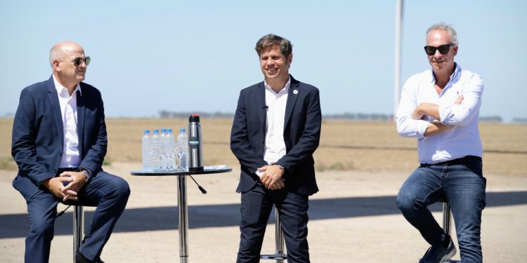 KICILLOF EN EL PARQUE EÓLICO: «ES RESULTADO DE UNA POLÍTICA PÚBLICA»