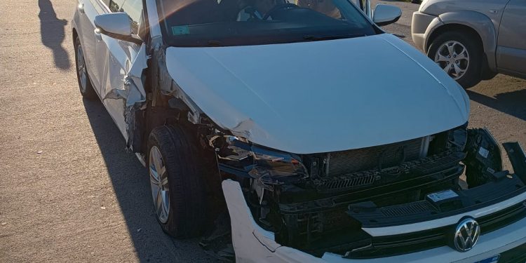 CHOQUE EN CADENA EN CERCANÍAS A LA ZONA DE EL TRIÁNGULO