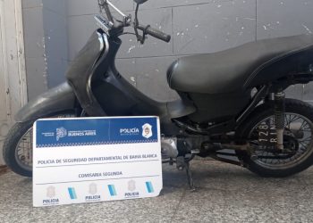 CIRCULABA EN UNA MOTO ROBADA Y FUE DETENIDO EN UN OPERATIVO