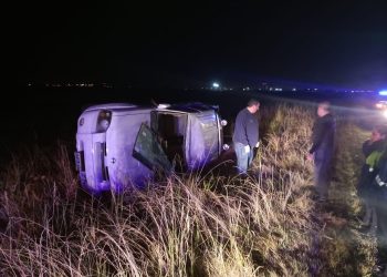 ALCOHOLIZADO VOLCÓ EN LA RUTA 51