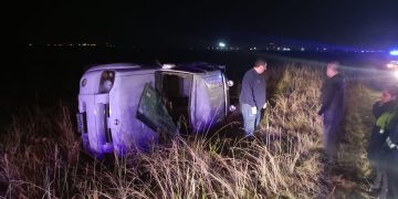 ALCOHOLIZADO VOLCÓ EN LA RUTA 51