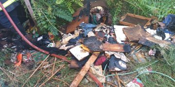 INCENDIO EN UNA CASA DE CORRIENTES AL 1000