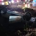 UN AUTO VOLCÓ EN LA RUTA 3 Y CHARLONE