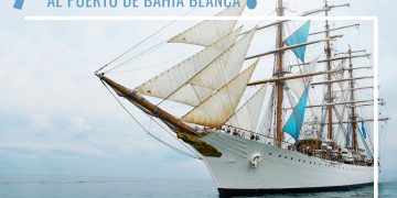 LA FRAGATA LIBERTAD LLEGA AL PUERTO DE BAHÍA BLANCA