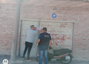 LA POLICÍA CLAUSURÓ UN TALLER MECÁNICO