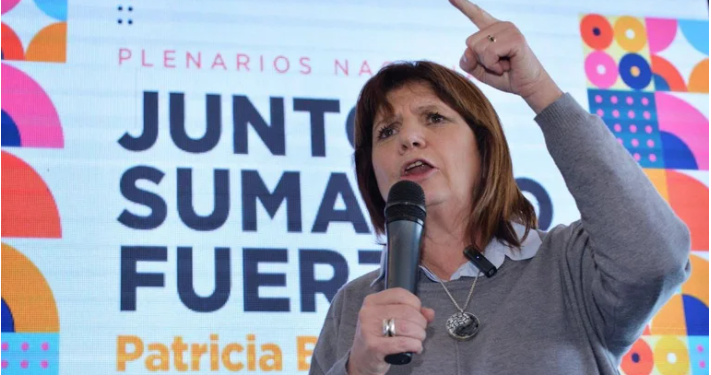 PATRICIA BULLRICH DESCARTÓ UNA ALIANZA ELECTORAL CON JAVIER MILEI