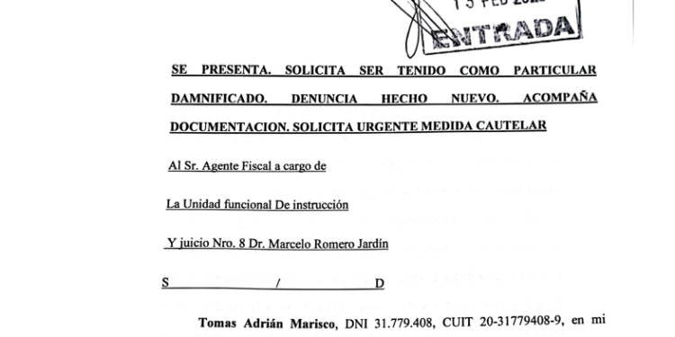BARATELLI: «LO QUE QUEREMOS LOGRAR ES QUE UN JUEZ DETERMINE QUE NO PUEDE MANEJAR»