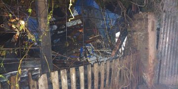 INCENDIO EN ESTOMBA AL 3600