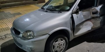 FUERTE CHOQUE EN PLENO CENTRO