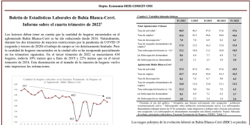 BURACHIK: «LA BAJA DE DESEMPLEO ES ENGAÑOSA, PORQUE MUCHA GENTE DEJA DE BUSCAR TRABAJO PORQUE SE FRUSTRA»