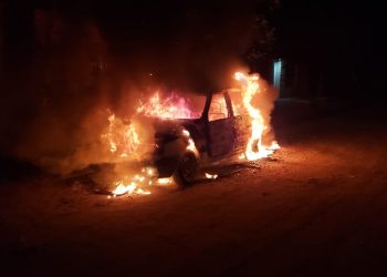PÉRDIDAS TOTALES EN EL INCENDIO DE UN AUTO