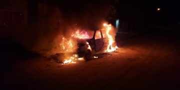 PÉRDIDAS TOTALES EN EL INCENDIO DE UN AUTO