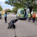 MOTOCICLISTA TERMINÓ CON FRACTURA EXPUESTA TRAS UN CHOQUE