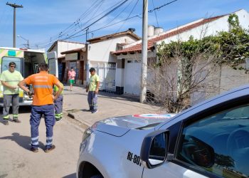 PISÓ UNA CHAPA Y CAYÓ AL VACÍO
