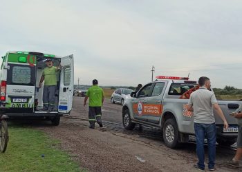 CHOQUE EN CADENA EN EL INGRESO A GENERAL DANIEL CERRI