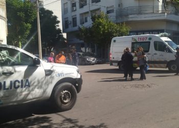 CICLISTA TERMINÓ EN EL HOSPITAL TRAS UN CHOQUE