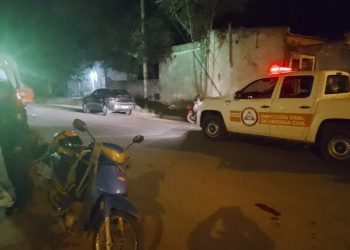 UN MOTOCICLISTA Y SU ACOMPAÑANTE PERDIERON EL CONTROL DEL RODADO Y CAYERON AL ASFALTO