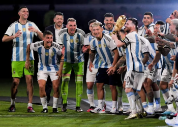CON UN HAT-TRICK DE LIONEL MESSI, ARGENTINA GOLEÓ 7-0 A CURAZAO EN LA FIESTA DE LOS CAMPEONES DEL MUNDO