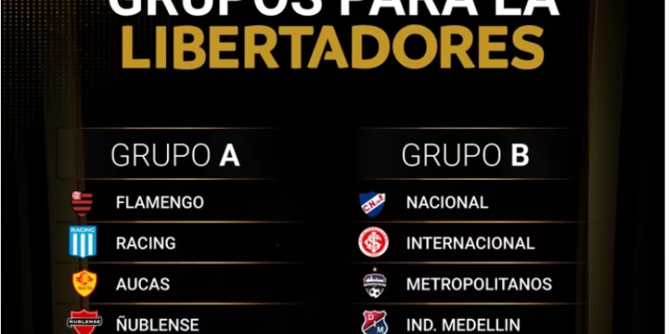SE DEFINIERON LOS GRUPOS DE LA COPA LIBERTADORES: BOCA JUNIORS TENDRÁ UNA ZONA ACCESIBLE Y RIVER PLATE ENFRENTARÁ DUROS RIVALES