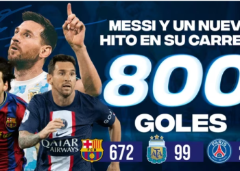 LIONEL MESSI MARCÓ SU GOL 800 Y SIGUE HACIENDO HISTORIA