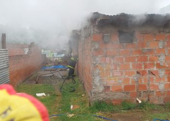 INCENDIO DE UNA VIVIENDA EN CHACO AL 300