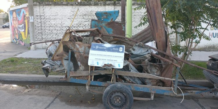 UN HOMBRE QUEDÓ APREHENDIDO POR ROBAR ELEMENTOS DE UN DEPÓSITO