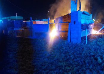 INCENDIO EN UNA PRECARIA VIVIENDA