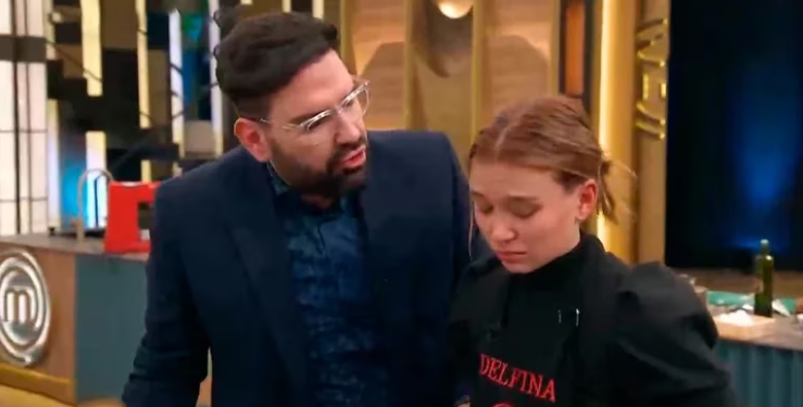 EN UNA NOCHE DE MUCHA TENSIÓN, DELFINA SE DESPIDIÓ DE MASTERCHEF A PURO LLANTO