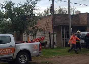 INCENDIO EN UNA VIVIENDA DE GRUMBEIN