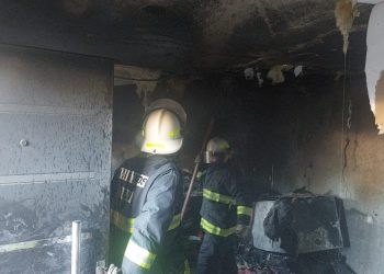 UNA VIVIENDA SE PRENDIÓ FUEGO EN RÍO ATUEL AL 3800